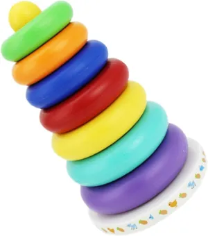 1 Set Ring Stacking Game Educational Early Cognitive Development Engaging and Fun