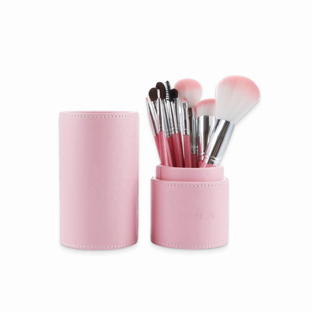 10-Piece Pink Makeup Brush Set