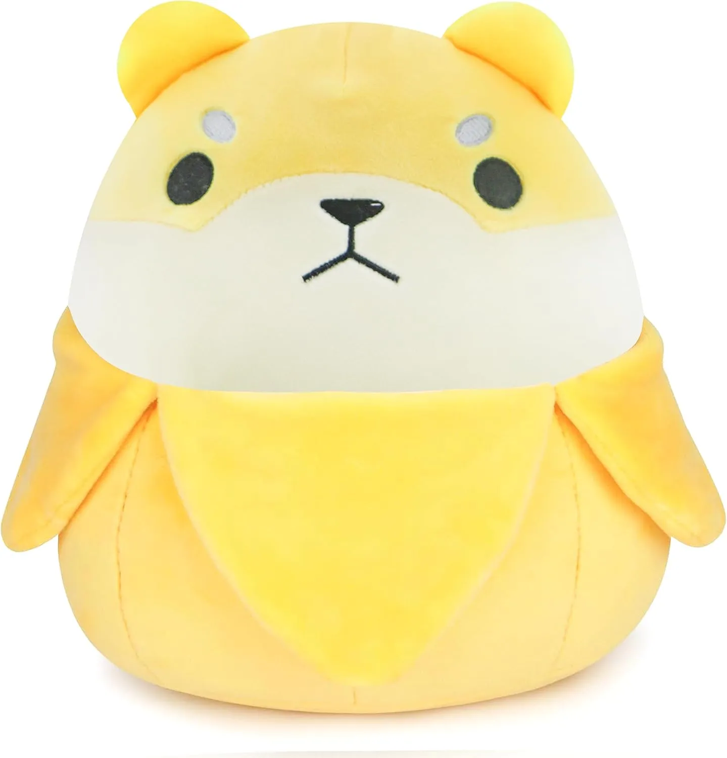11inch Cute Banana Shiba Inu Plush, Kawaii Shiba Inu Pillow Gifts for Kids Girls Boys Birthday Christmas Home Decor