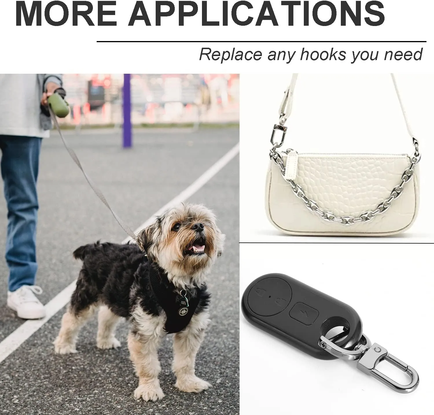 12 Pack Assorted 5/8 Inch Detachable Snap Hook Swivel Clasp with 1 Screwdriver for Keyring Purse Keychain Strap Pet Collar Hardware