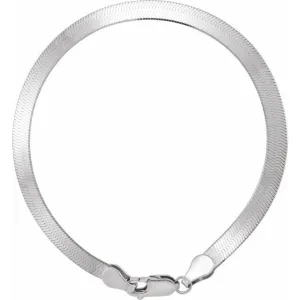 14K Gold 4.6 mm Flexible Herringbone Chain