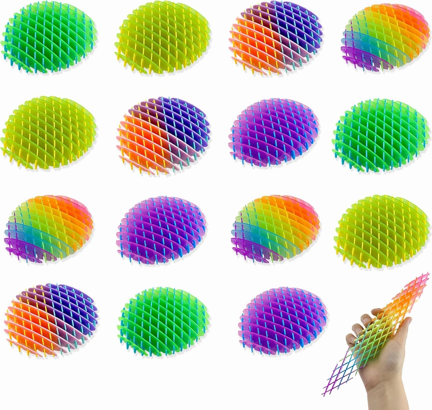 15 Packs Fidget Worm Toy, Worm Fidget Toy, Cute Worm Shaped Ornament, Resistance Fidget Toys Adults Stress Anxiety Relief Toys, Christmas Birthday Classroom Students Gift