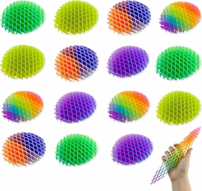 15 Packs Fidget Worm Toy, Worm Fidget Toy, Cute Worm Shaped Ornament, Resistance Fidget Toys Adults Stress Anxiety Relief Toys, Christmas Birthday Classroom Students Gift