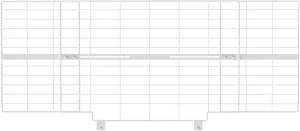 16-Inch Height Extension for Pet Gates, Adjustable Top Extension Piece for 26-42 Inch Wide Gates, Prevents Cats from Jumping Over, White