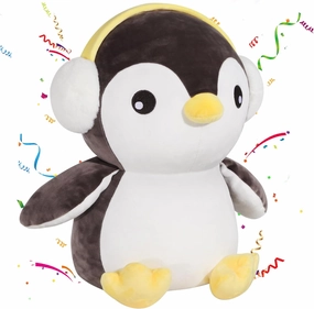 16" Cute Big Penguin Plush Soft Body Pillow Plushies, Large Penguin Stuffed Animals Toy Room Decor, Gift for Girls and Boy, Birthdays, Easter
