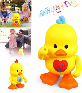2022 New Dancing Duck Toy, Dancing and Singing Musical Duck with Led Lights, Dancing Duck Baby Toy, Gifts for Girls Boys Kids, Enjoy Family Time