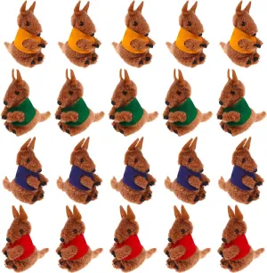 20Pcs Kangaroo Clip Buddy Kangaroo Clip Kangaroo Stuffed Animal Pencil Toppers Kangaroo Prizes Fuzzy Kangaroo Hugger Clip Animal Plush Pencil Clips Cute Toy