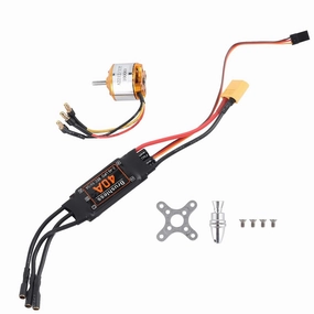 2212 1000KV Motor 40A Brushless ESC Set RC Drone Helicopter FPV Model Accessories