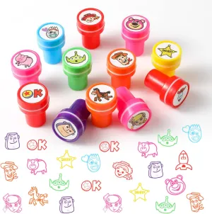 24PCS Toy Inspired Themed Stampers For Party Birthday Party Favors Party Supplies