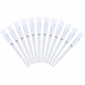 24pcs Reusable Face Mask Brushes Transparent Handle Applicators for Facial Mud Masks Skin Care Tools for Even Application and Smooth Spreading Comfortable Grip Skin Friendly Brush