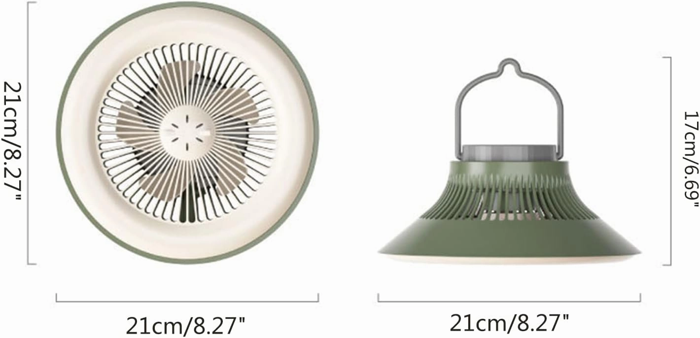 2 in 1 LED Camping Fan Multifunction Lighting Electric Fan Hanging Tent Lamps Rechargeable Fan Light 2400/5000mAh