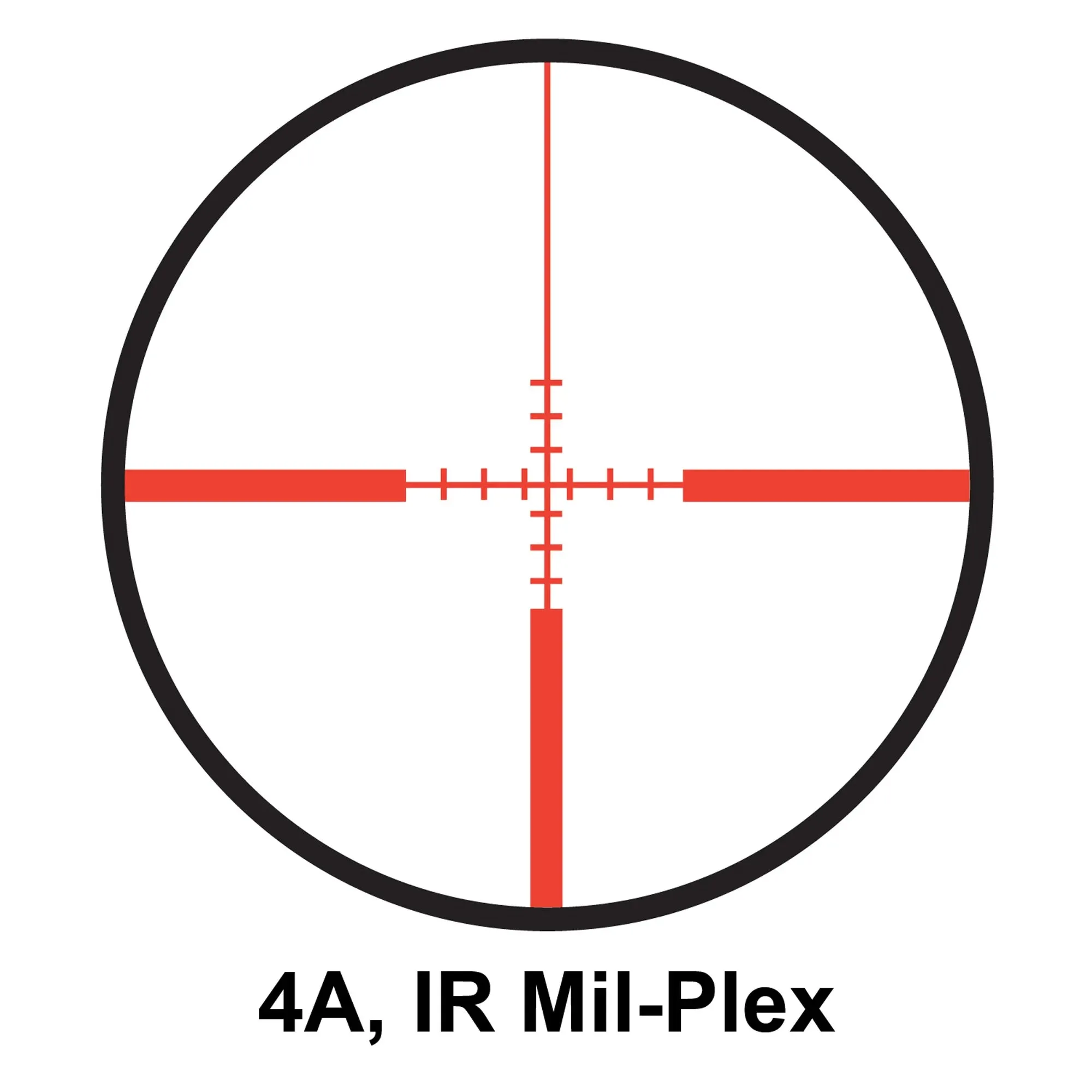 3-9x42mm Contour External Range Drum IR 4A Mil-Plex B.D.C. Rifle Scope with Rings | AC10634