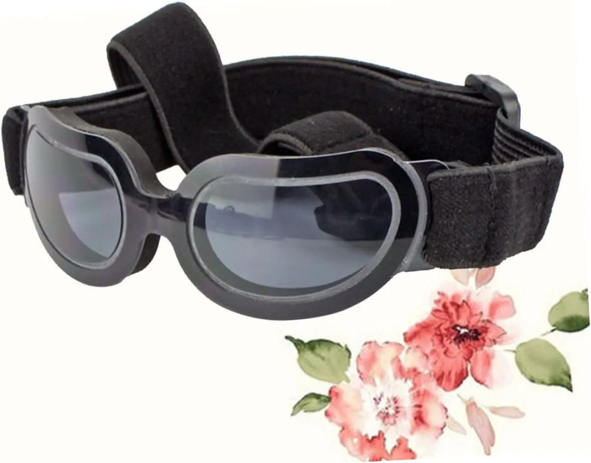 3 Pcs Doggy Sunglasses Pet Supplies Uv Protection Glasses Foldable Easy to Store