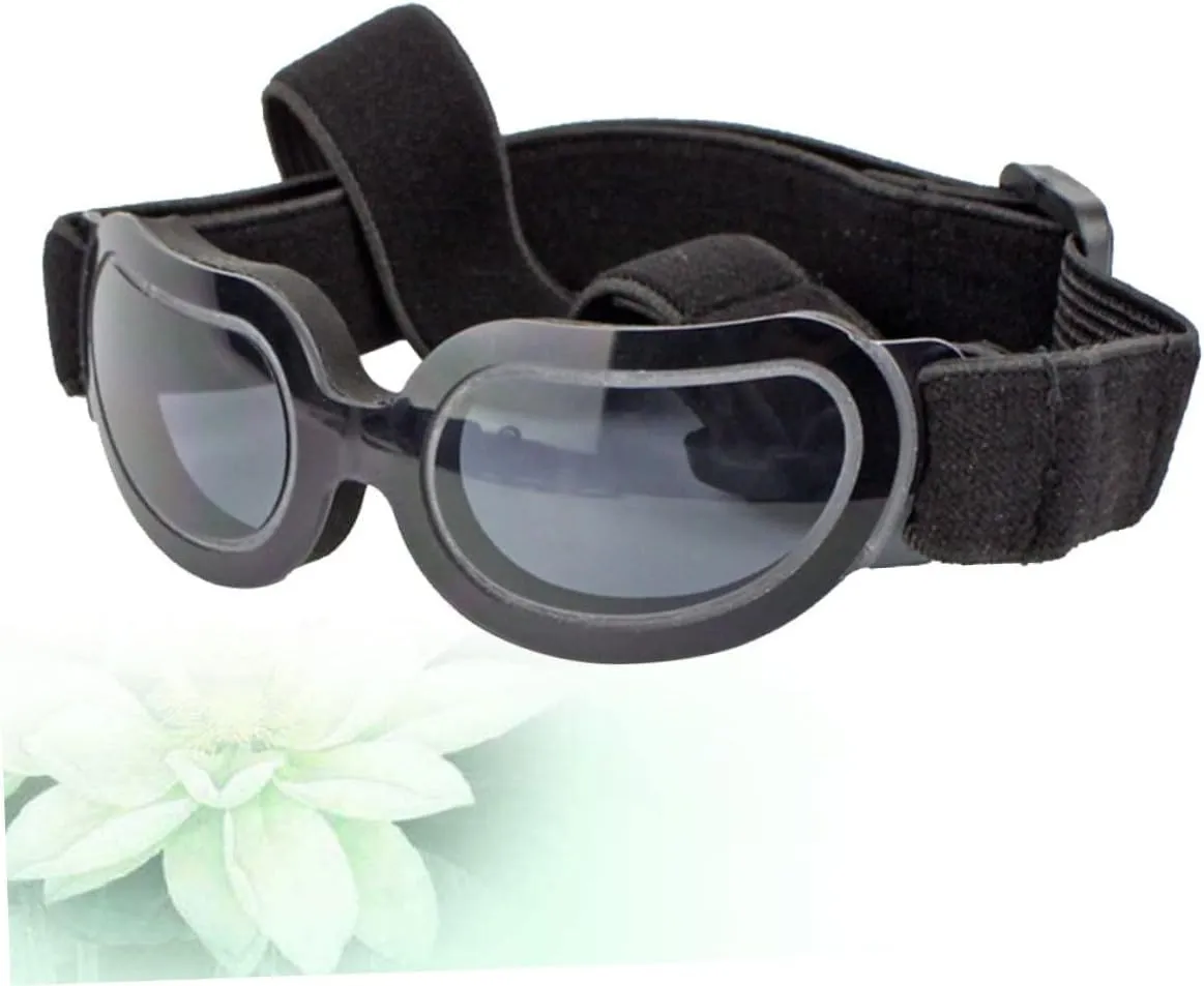 3 Pcs Doggy Sunglasses Pet Supplies Uv Protection Glasses Foldable Easy to Store
