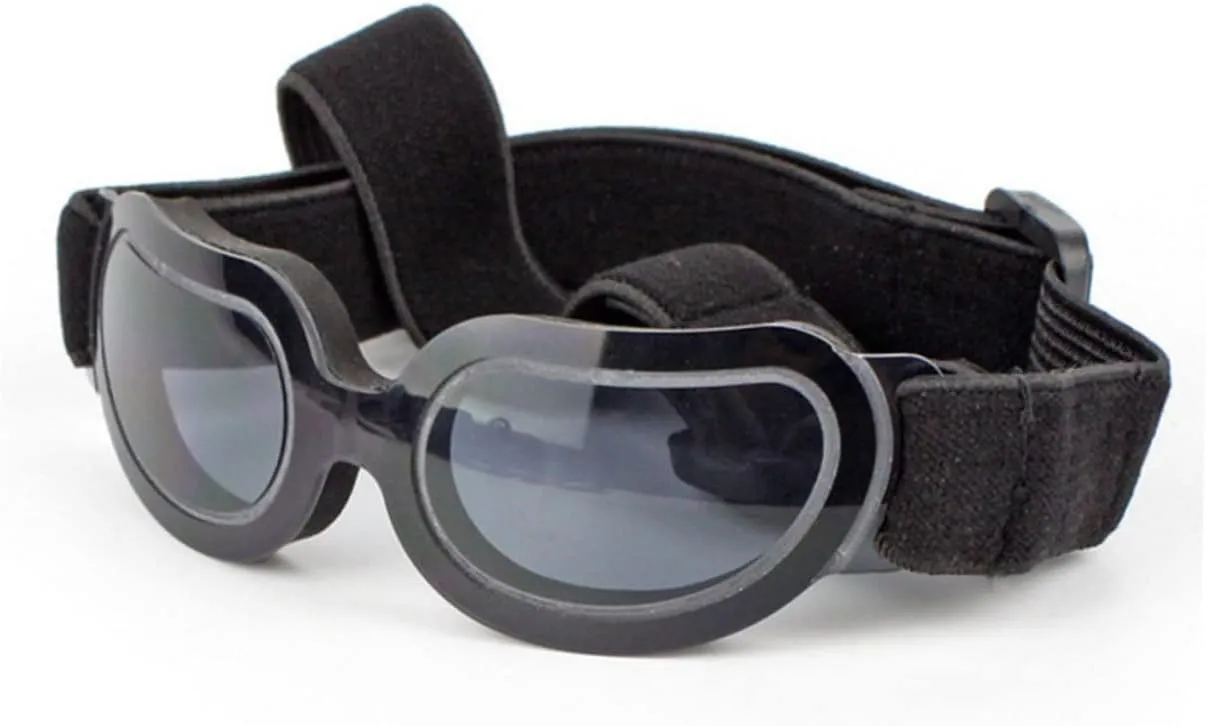 3 Pcs Doggy Sunglasses Pet Supplies Uv Protection Glasses Foldable Easy to Store