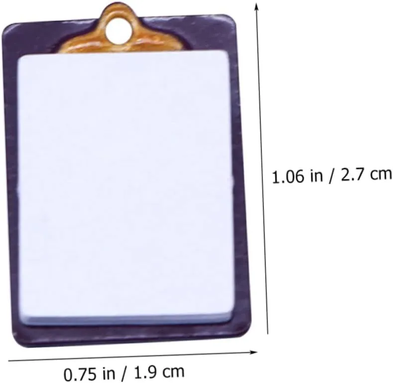 3sets Miniature Writing Board Cute House Accessory for DIY Decor Mini House Model Adornment for Crafting and Home Decoration 4pcs*3