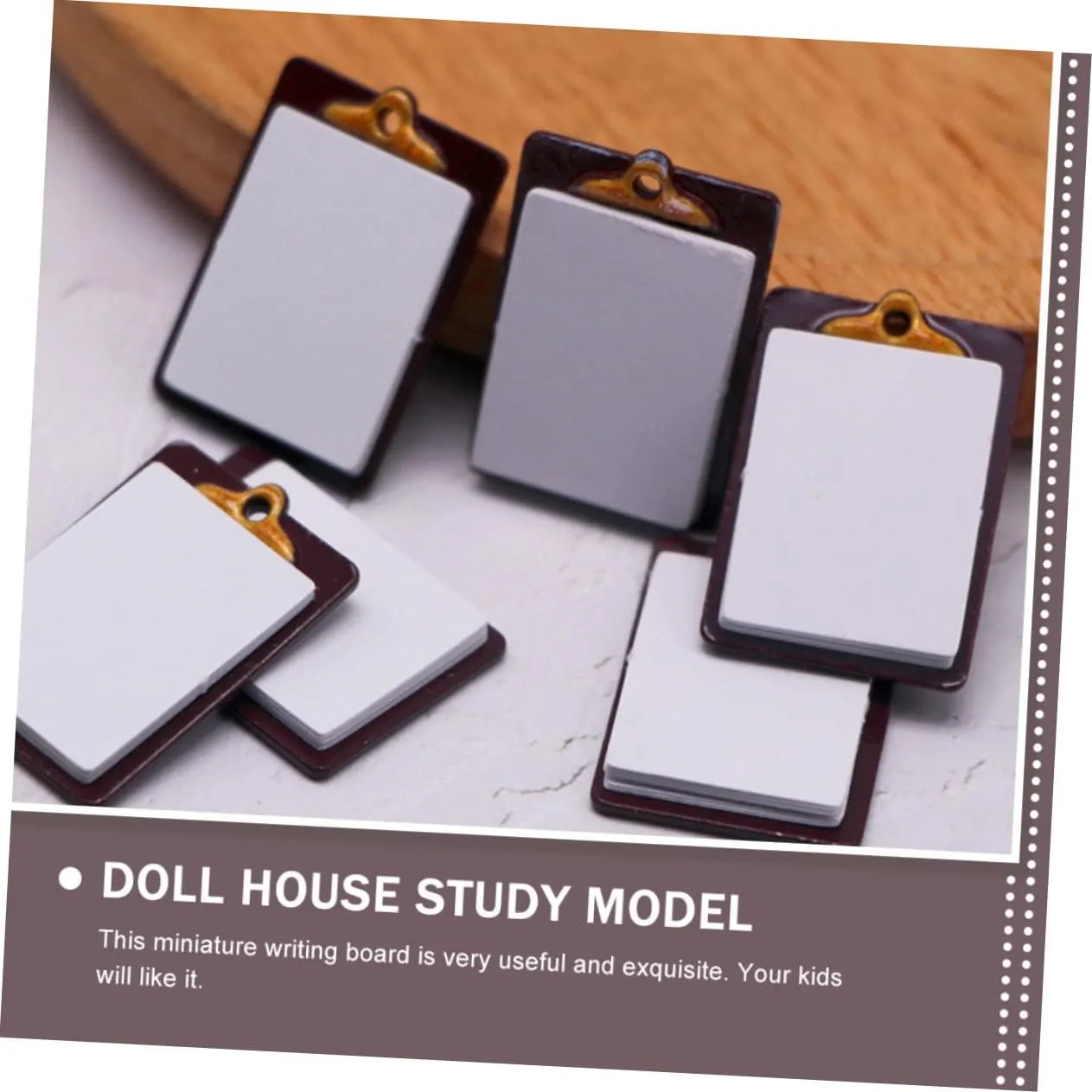 3sets Miniature Writing Board Cute House Accessory for DIY Decor Mini House Model Adornment for Crafting and Home Decoration 4pcs*3