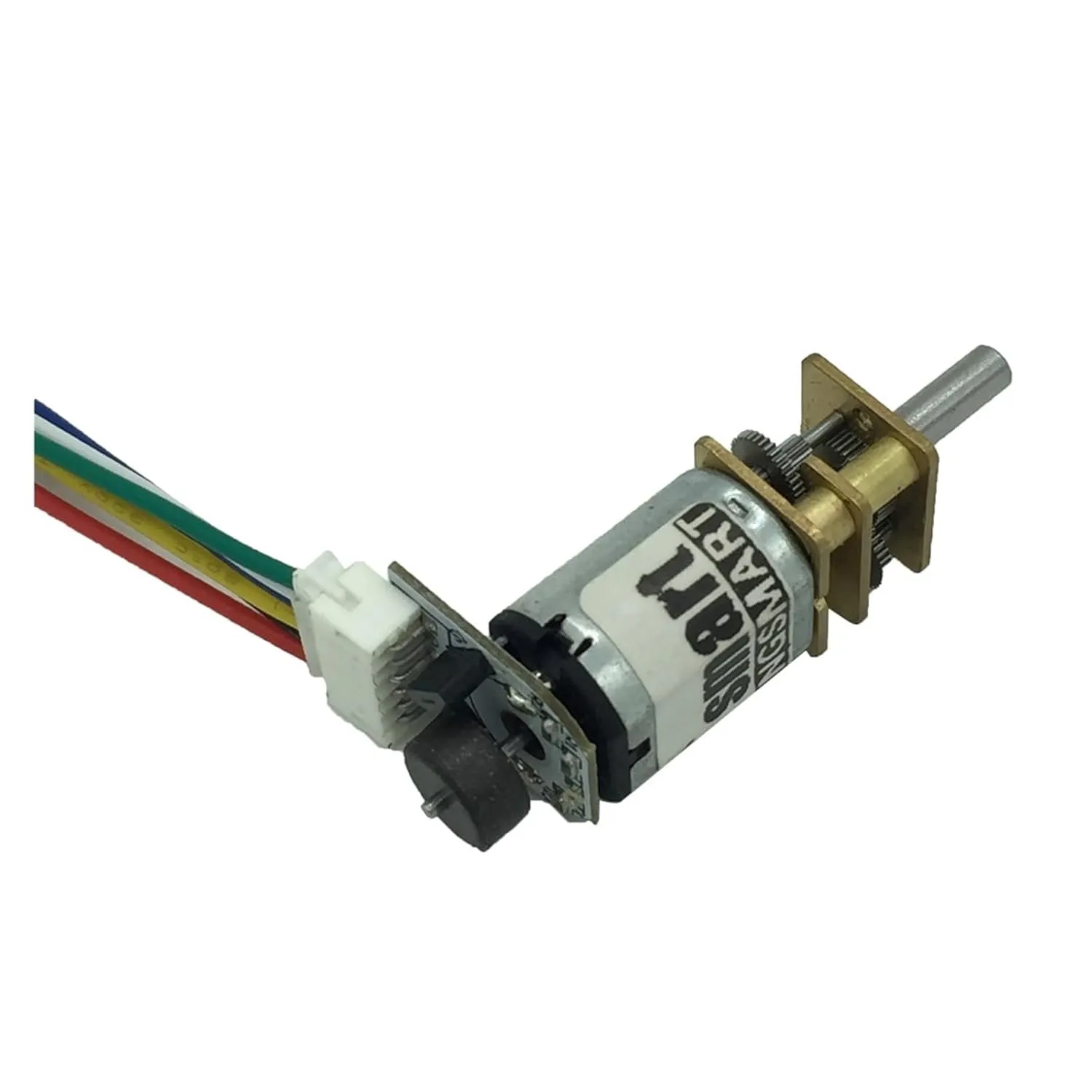 3V Micro DC Gear Small Motor N20 with Encoder 6V Adjustable Speed Customized for Monitoring Equipment Robot Mini Electric Motor(6v 530rpm)