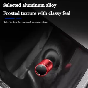 4 Pcs Car Tire Valve Stem Caps for Mitsubishi Ralliart, Aluminum Alloy Tire Valve Stem Air Cap Valve Tire Dust Covers Tire Valve Caps Car Accessories,A