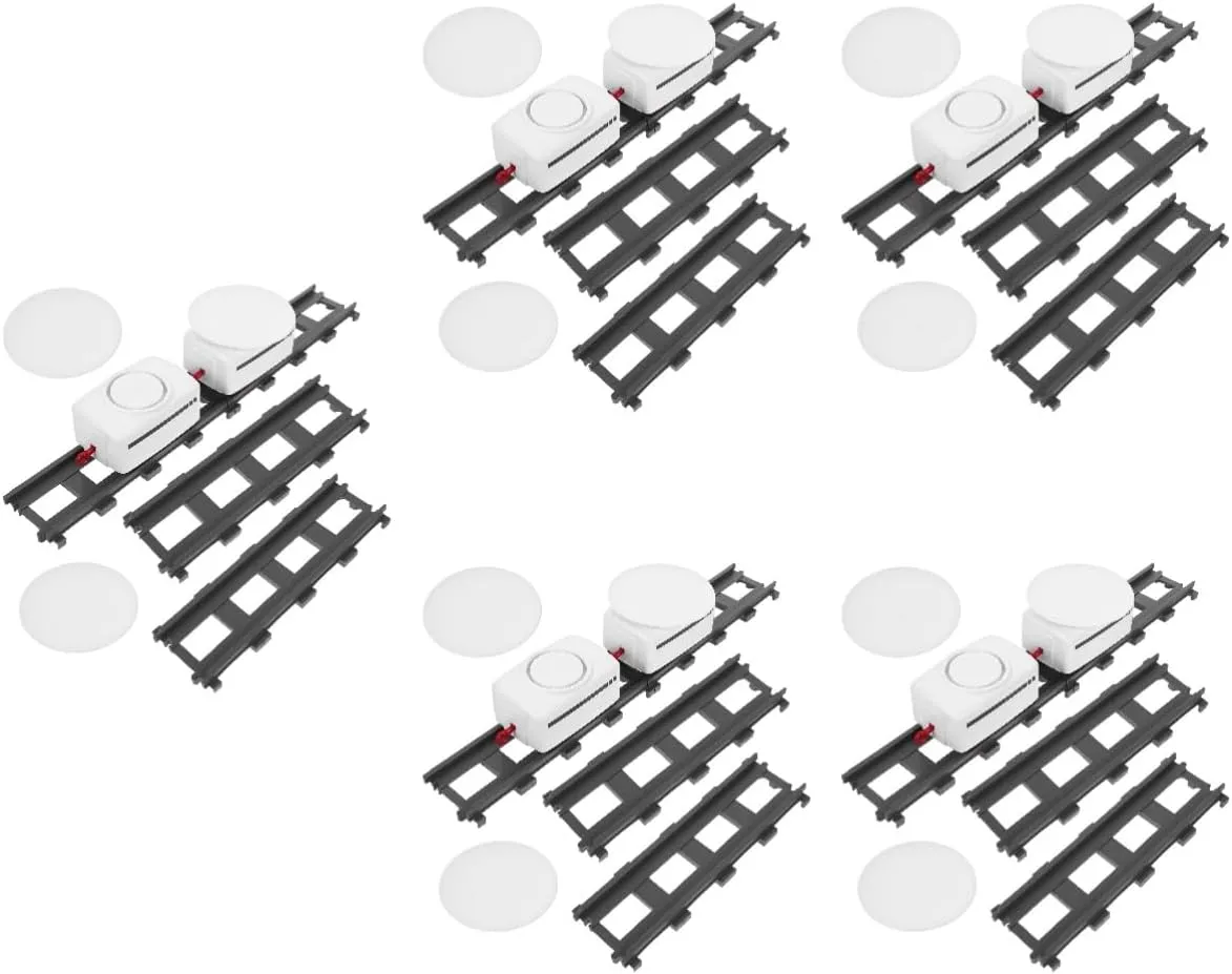 5sets Electric Rotating Sushi Toy Train Set Fun Sushi Belt Track for Boys and Girls Easy to Install Encourages Creativity Social Skills Battery Powered for Playtime
