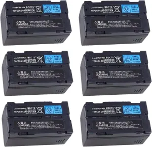(6-Pack) for SOKKIA TOP-CON BDC70 Li-ion Battery 7.2V 5240mAh for Total Station/GPS
