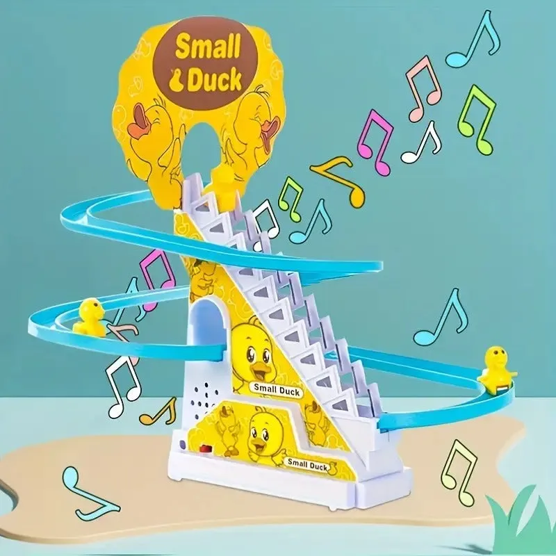 6-Pack Small Duck Climbing Stairs with Lights & Music