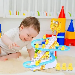 6-Pack Small Duck Climbing Stairs with Lights & Music