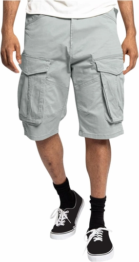 7 Inch Inseam Shorts Men 2023 Casual Stylish Drawstring Stretch Multi Pockets Cargo Shorts Utility Tooling Shorts