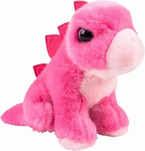 7” Pink Stegosaurus Dinosaur Stuffed Animal Plush Toys, Cute, Ultra Cuddly, Huggable Soft Dino Toy, Nursery Decor, Baby Shower Decorations, Birthday Gift for Boys and Girls (7" Pink Stegosaurus)