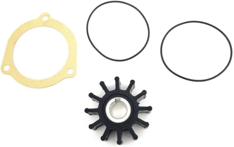 9000K Inboard Water Pump Impeller for Sherwood 09000K-SHW Marine Engine Parts Repair Kit Replacement Kohler 246489 344089 344371 229826 Onan 132-0271