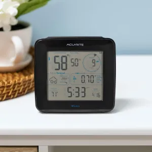 AcuRite Iris Weather Station with Wireless Display (01122M) with AcuRite Add-On Wireless Nano Display (06090M)