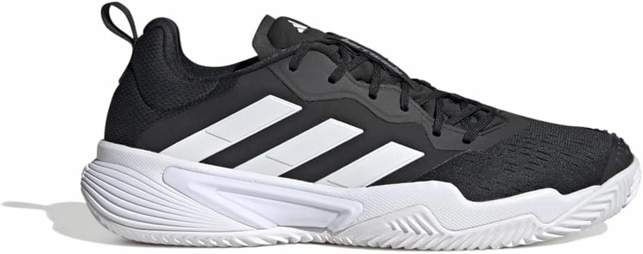 adidas Mens Barricade Tennis Sneakers Shoes Casual - Black - Size 11.5 M