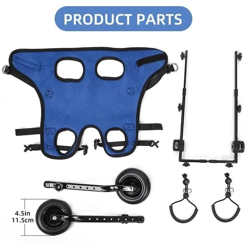 Adjustable Dog Wheelchair - Ergonomic Pet Mobility Aid