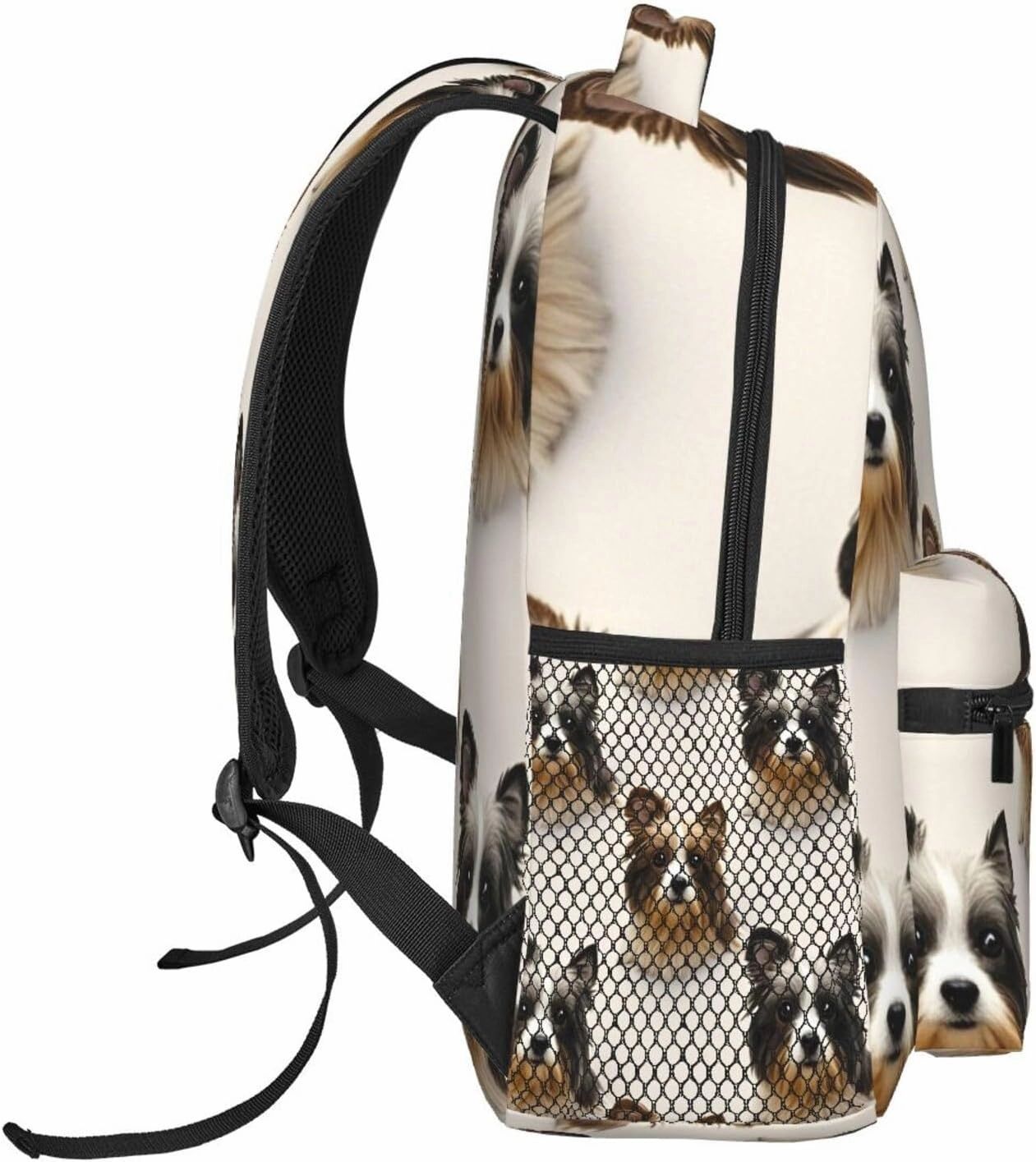 Adults Lightweight Funny Pet Dogs Art Rucksacks Large Capacity Bookbag With Adjustable Shoulder Straps for Trekking Outdoors Bicycle