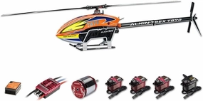 Align TB70 V2 Electric Helicopter Super Combo - Orange - 700 Size Remote Control Helicopter for Adults, RC Helicopters Unassembled Kit