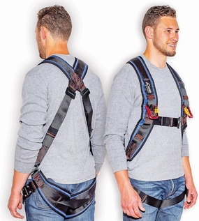 All-Weather Sport Kiting Harness for Ground Handling and Kitesurfing - Power Kite Pilot Wings with Locking Wing Attachments