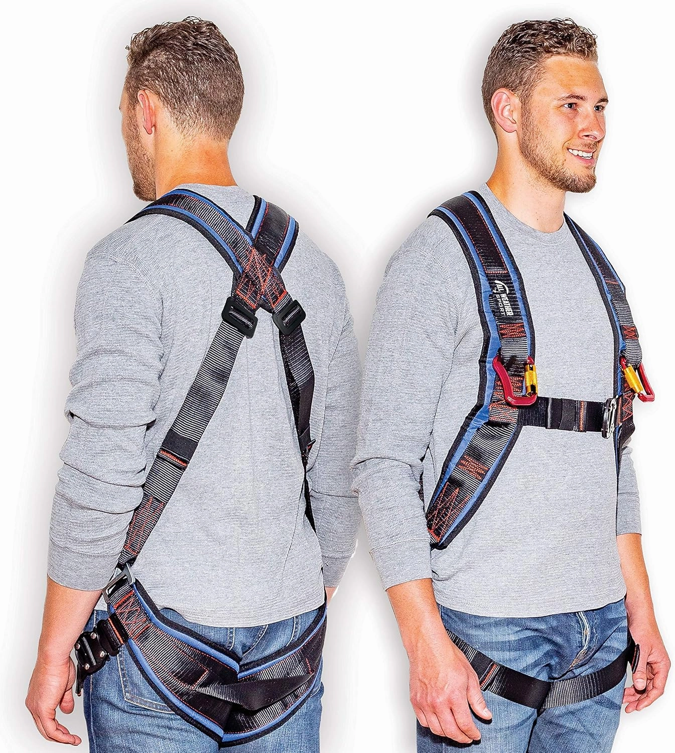 All-Weather Sport Kiting Harness for Ground Handling and Kitesurfing - Power Kite Pilot Wings with Locking Wing Attachments