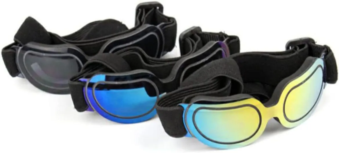 Angoily 2 Pcs Dog Sunglasses Uv Protection Eye Wear Medium Breed Dog Goggles Pet Glasses Doggles