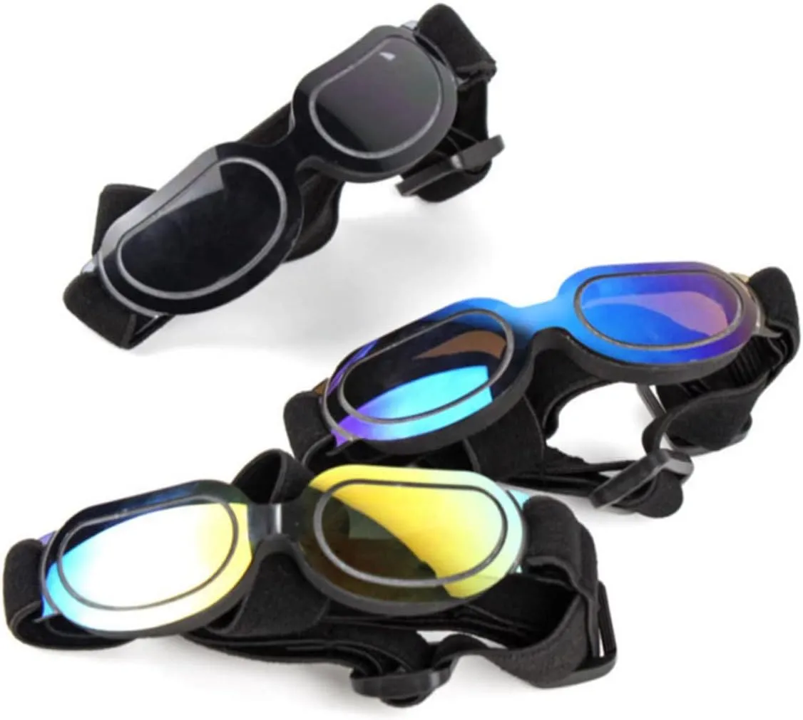 Angoily 2 Pcs Dog Sunglasses Uv Protection Eye Wear Medium Breed Dog Goggles Pet Glasses Doggles