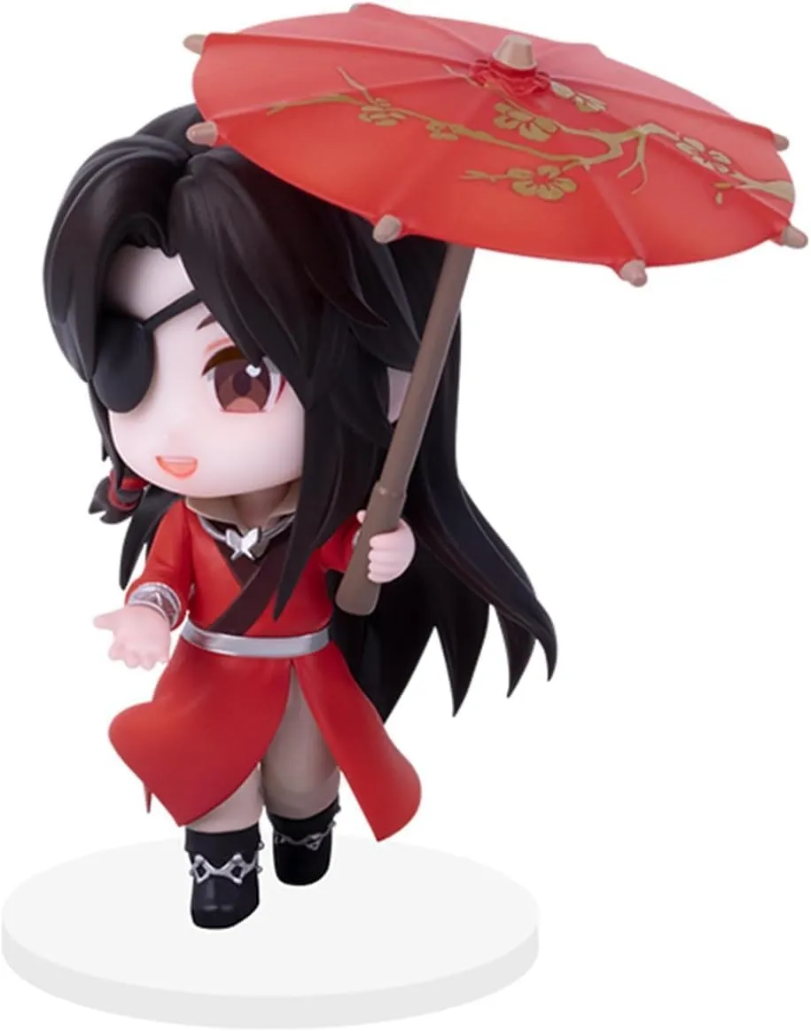 Anime Action Figure, Cute Hua Cheng Xie Lian Decorate Small Statues, Heaven Official Blessing Ornaments Set, PVC Character for Tian Guan Ci Fu Fans (yu jun,Medium)