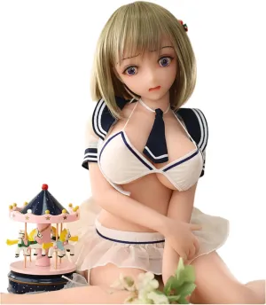 Anime Action Figures Flexible Female Figure Dolls Photography/Arts Multi-Functional (Uniform Swimwear)