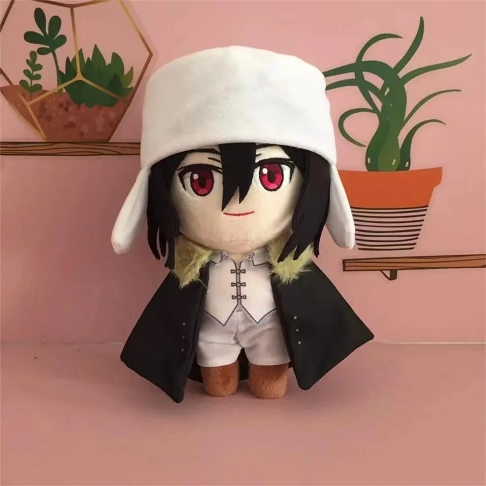 Anime Plush Doll Dazai Osamu Nakahara Chuuya Edogawa Rampo Mini Pendant Keychain Cute Toy Kids Gift（ Fyodor Dostoyevsky B ）