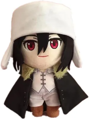 Anime Plush Doll Dazai Osamu Nakahara Chuuya Edogawa Rampo Mini Pendant Keychain Cute Toy Kids Gift（ Fyodor Dostoyevsky B ）