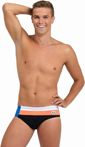 ARENA Performance Icons Panel Men's Swim Brief Chlorine-Proof MaxLife Intensive Training Suit