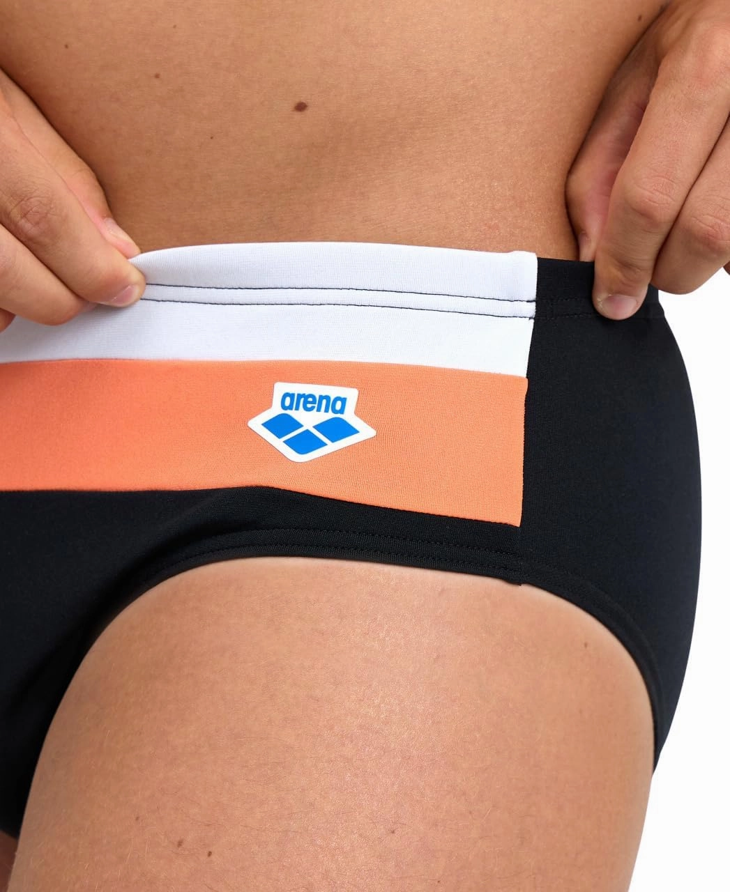 ARENA Performance Icons Panel Men's Swim Brief Chlorine-Proof MaxLife Intensive Training Suit