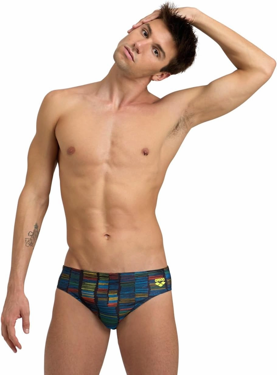 ARENA Performance Men's Slow Motion Swim Brief Chlorine Proof MaxLife Intensive Training Suit