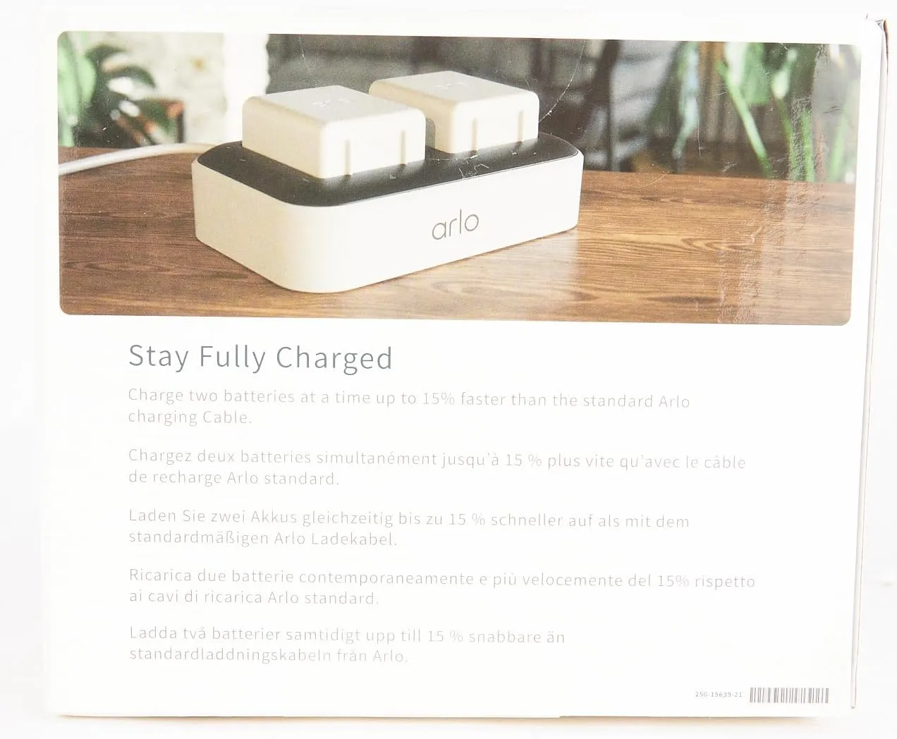Arlo VMA5400C Accessory Dual Charging Station, Charge Up to Two Batteries, Compatible with Arlo Ultra and Pro3 Only, (Official)