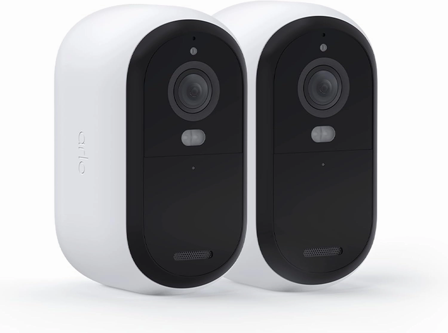 Arlo Essential Security Wireless 2K Camera with Spotlight, Indoor/Outdoor, 2nd Gen, 2-Way Audio, Color Night Vision, Motion Activation, Real Time Notifications, White, VMC3250, 2-Pack (Renewed)