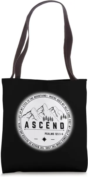 Ascend Mountains Tote Bag