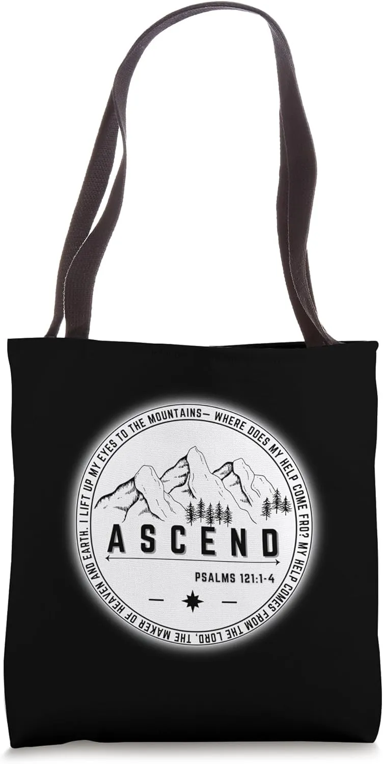 Ascend Mountains Tote Bag